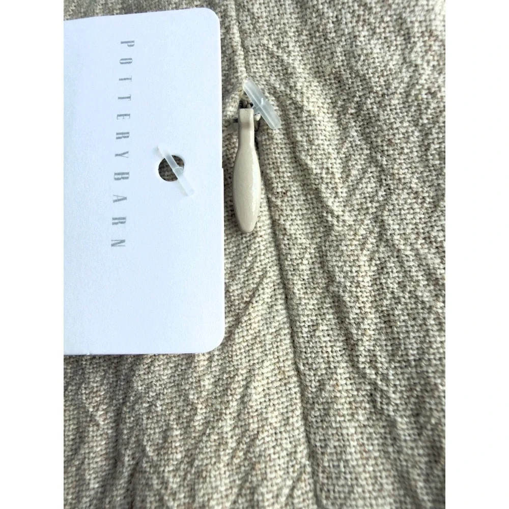 Pottery Barn Saige Embroidered Cotton/Linen 20